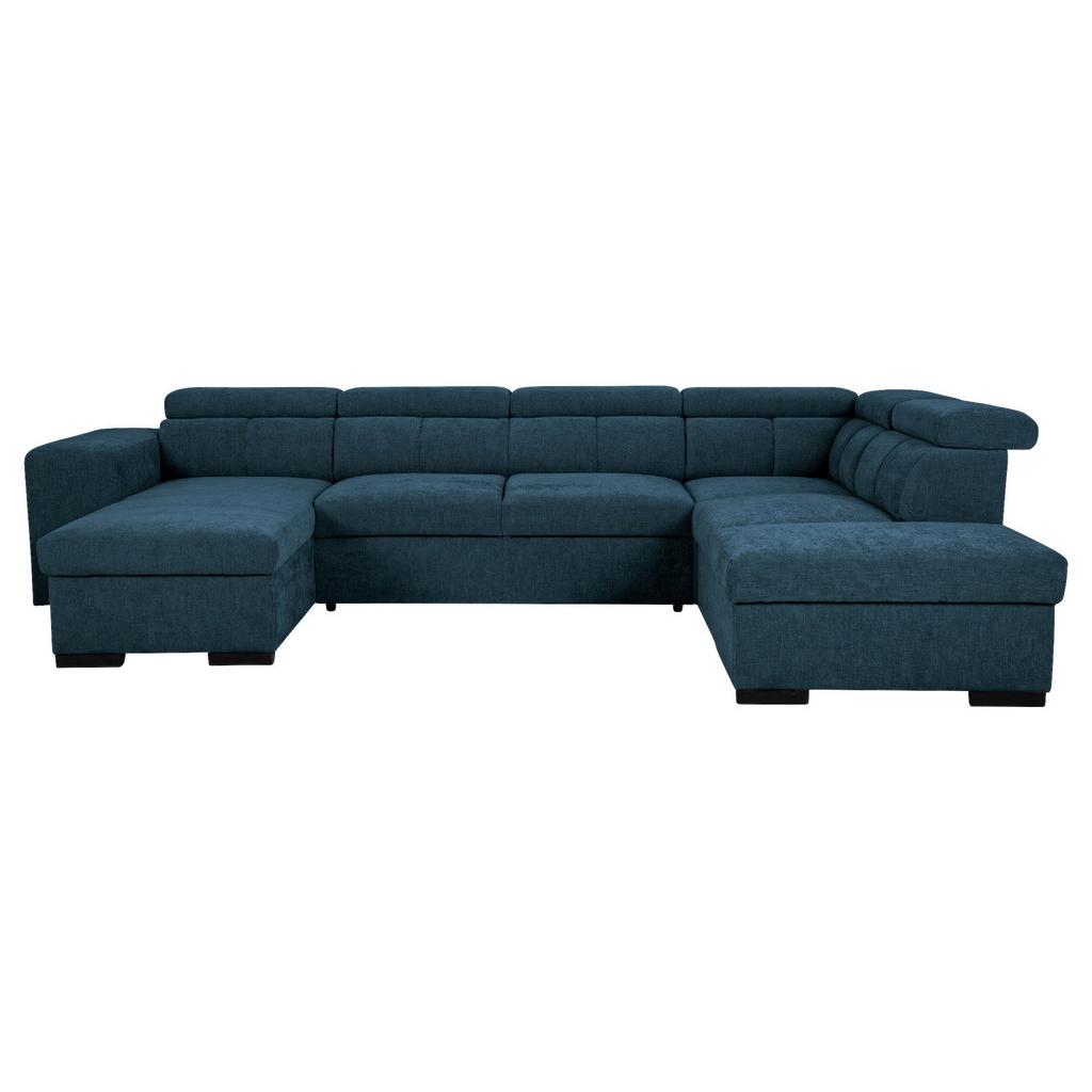 Wohnlandschaft Sirus XL blau, 219x334cm