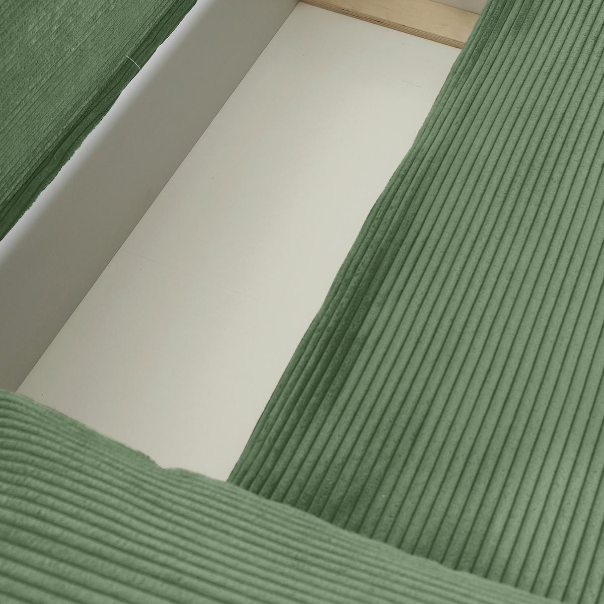 Ecksofa Cuty Olivgrün S: 266x180 Cm - Schwarz/Olivgrün, KONVENTIONELL, Textil (266/180cm) - MID.YOU