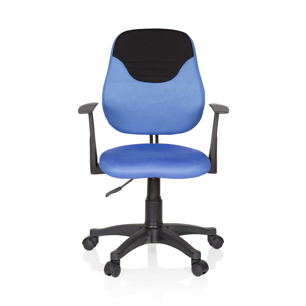 Jugenddrehstuhl Kiddy Style Blau/Schwarz - Blau/Schwarz, Basics, Kunststoff (56/89-99/50cm) - MID.YOU