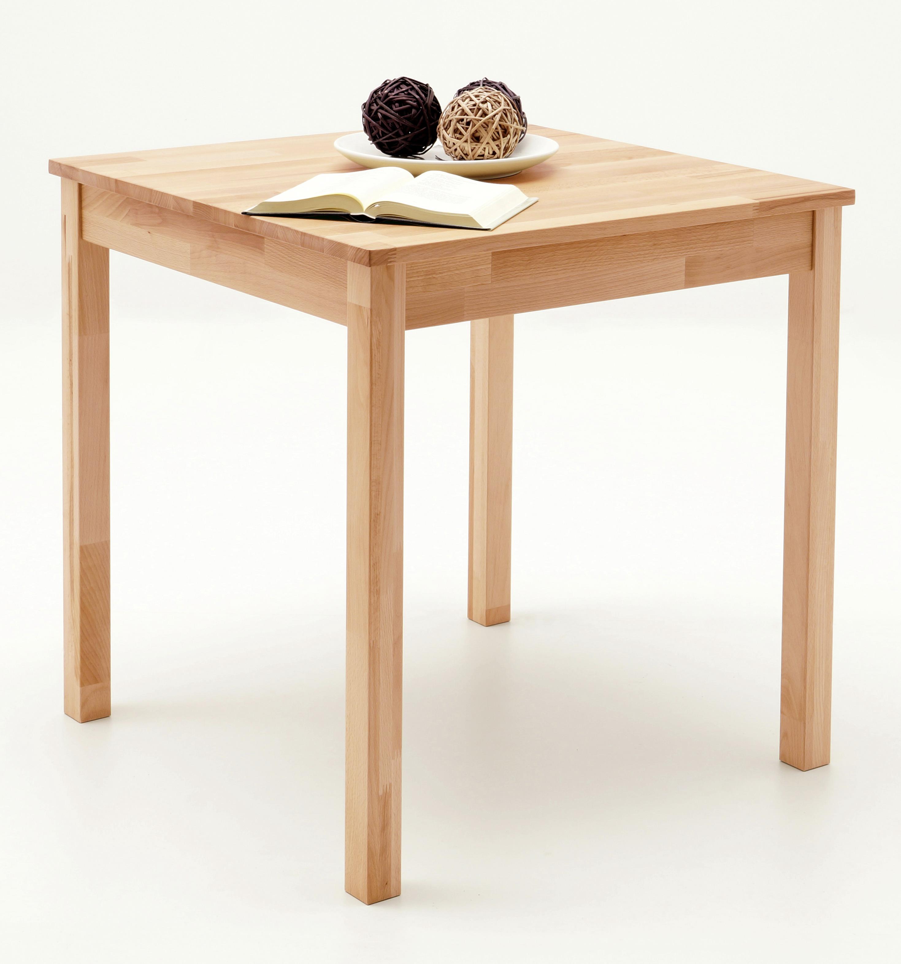 Esstisch Alfons - Buchefarben, KONVENTIONELL, Holz (70/70/76cm) - MID.YOU