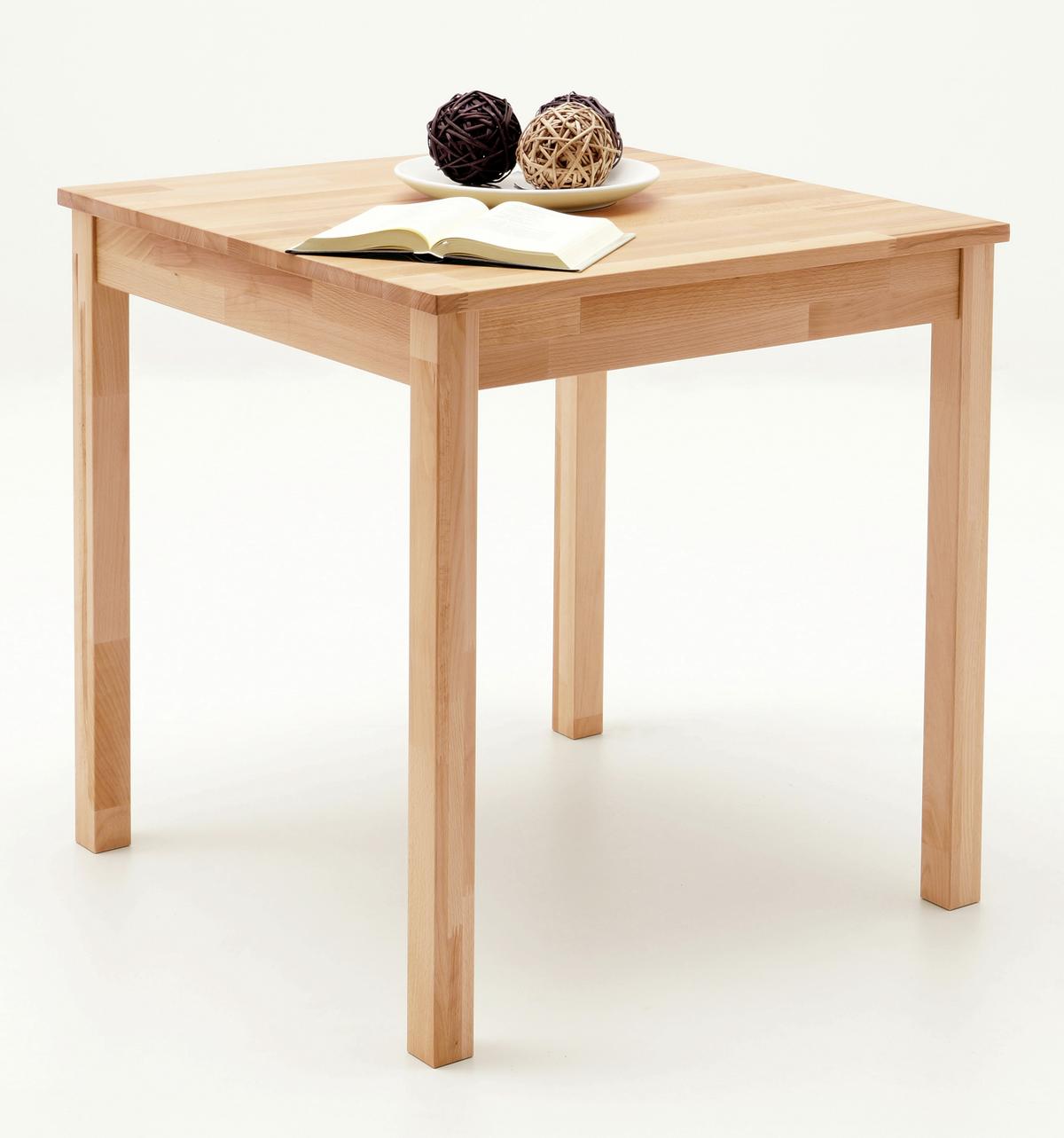 Esstisch Alfons - Buchefarben, KONVENTIONELL, Holz (70/70/76cm) - MID.YOU