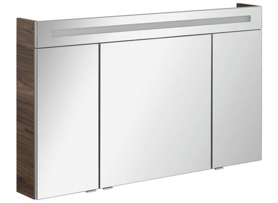 Spiegelschrank B.clever 120 cm Ulme - Ulmefarben, MODERN, Glas/Holzwerkstoff (120/71/16cm) - Fackelmann Spiegelschrank B.clever 120 cm Ulme - Ulmefarben, MODERN, Glas/Holzwerkstoff (120/71/16cm) - Fackelmann