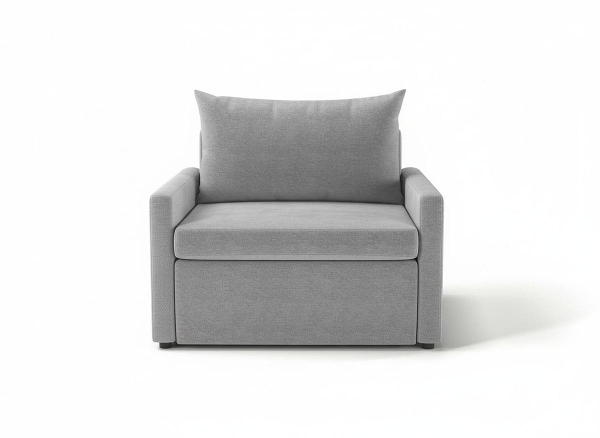 Schlafsessel Cologne Grau B: 92cm - Schwarz/Grau, Design, Textil (92/89/103cm) - MID.YOU