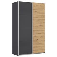 Schwebetürenschrank Feldkirch 136 Maxihöhe - Anthrazit/Eiche Artisan, MODERN, Holzwerkstoff (136/229/62cm)