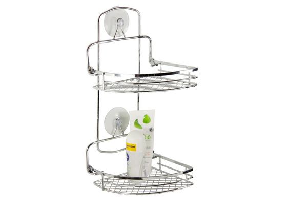 Sprchový Regál Milano 2 B991736 - barvy stříbra, Konvenční, kov (16,5/36/16,5cm) - Ombra Sprchový Regál Milano 2 B991736 - barvy stříbra, Konvenční, kov (16,5/36/16,5cm) - Ombra