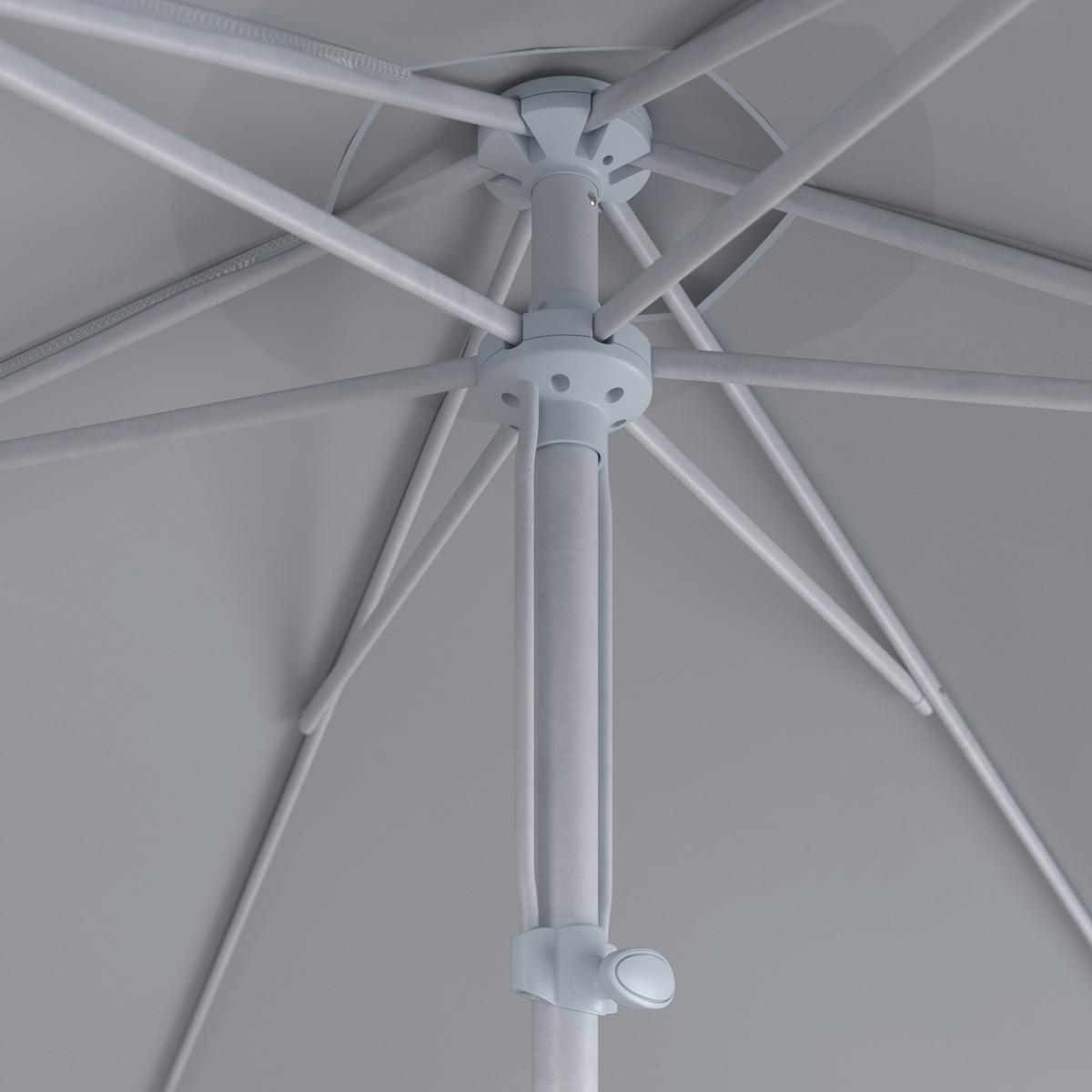 Sonnenschirm Sunny Dm: 259 Cm H: 239cm Grau - Hellgrau, MODERN, Textil/Metall (268/239cm) - Luca Bessoni