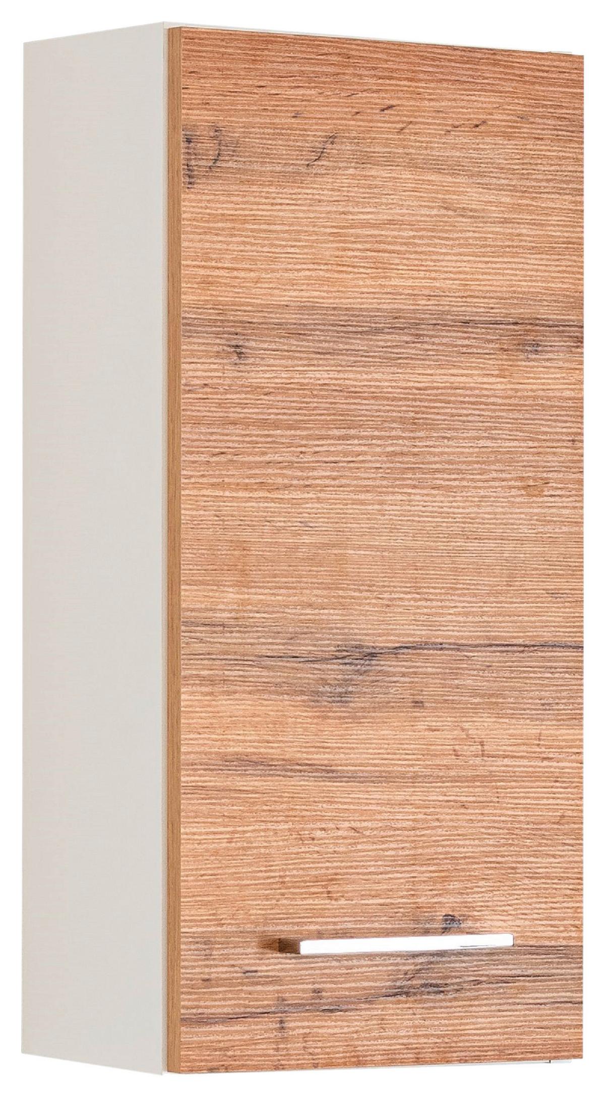 Hängeschrank Paris Eiche Wotan/weiß B: 30 Cm - Eiche Wotan/Weiß, MODERN, Holzwerkstoff (30/64/20cm) - Held