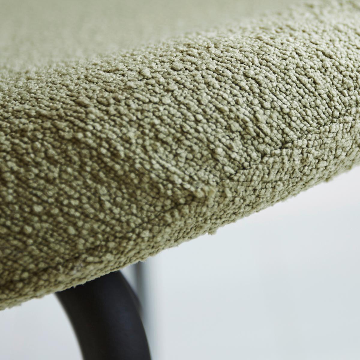 Stuhl-Set Caen Grün B: 50 cm - Schwarz/Grün, MODERN, Textil/Metall (50/88,5/42cm) - MID.YOU