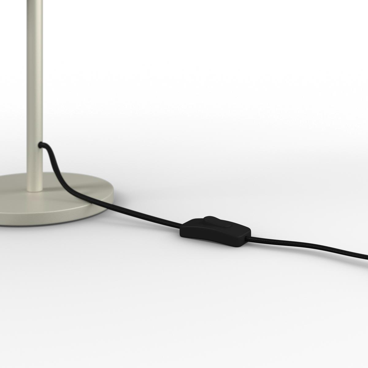STOLNÍ LAMPA TAILA - šedá/světle šedá, Moderní, kov (28/46/28cm) - Bessagi Home