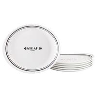 SADA TALÍŘŮ NA STEAK ITALIEN PARTY BISTROT - bílá, Basics, sklo (26/30cm) - Creatable