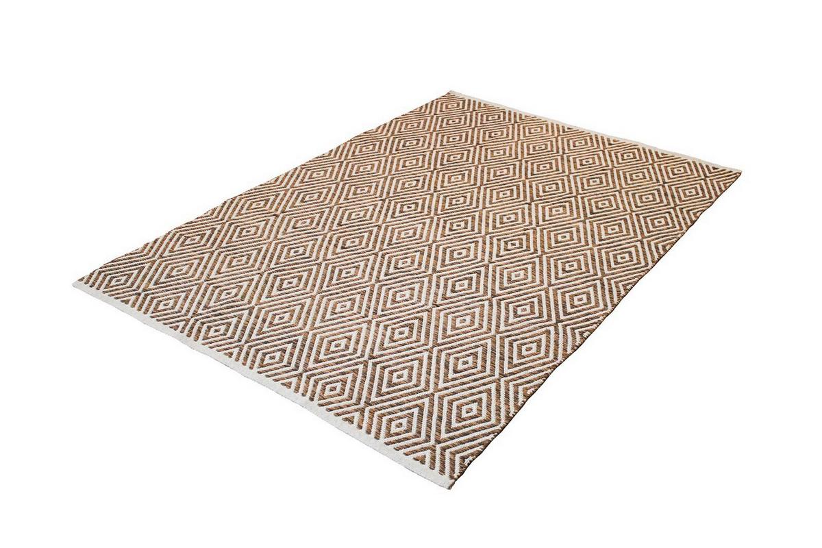 Flachwebteppich Aperitif Braun/Beige, 160x230 cm - Beige/Braun, KONVENTIONELL, Textil (80/150cm)