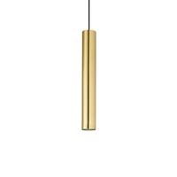 LED-Hängeleuchte Ottone Messingfarben D: 6 cm - Messingfarben, KONVENTIONELL, Metall (6/65/240cm) - Ideal Lux