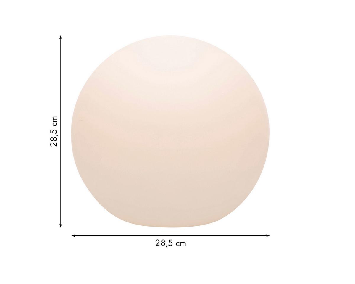 LED-Dekoleuchte 74000 Kugelleuchte Ø 30 cm Rgb - Weiß, Basics, Kunststoff (30cm)