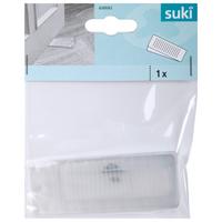 Türstopper Keilförmig 1 Stk. LxBxH 9,7x4x1,3 cm, Kunststoff - Transparent, Kunststoff (9,7/4/1,3cm) - Suki