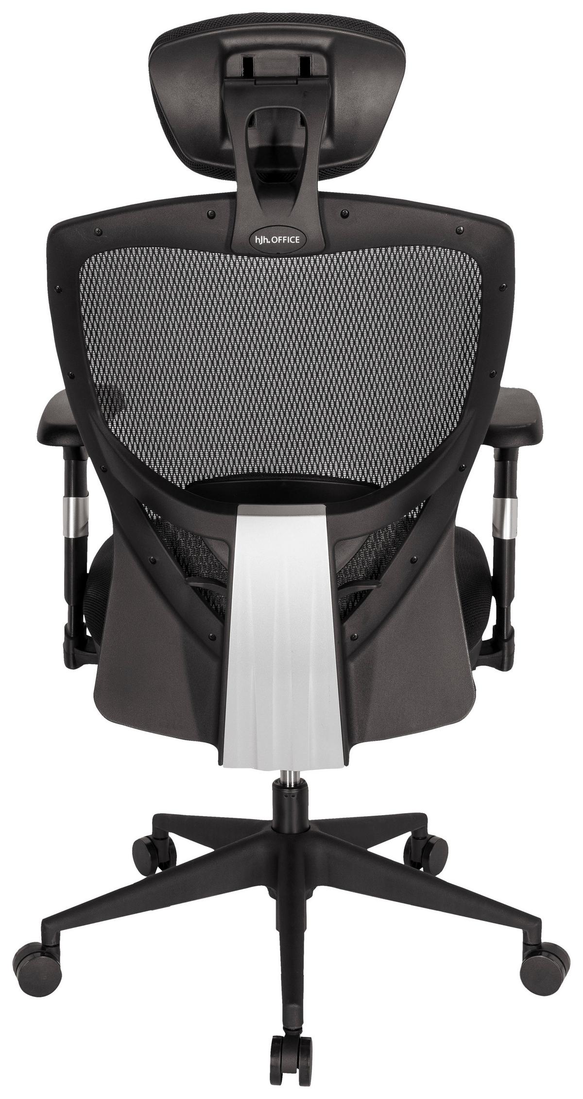 Bürostuhl Venus Base Schwarz Bis 120 Kg - Schwarz, Basics, Kunststoff/Textil (66/117/65cm) - MID.YOU