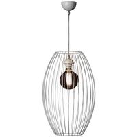 Hängeleuchte Reyna 110 Weiß B: 34 Cm - Weiß, Basics, Metall (34/34/55cm) - Kayoom