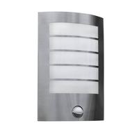 Außenwandleuchte 8,5 Watt Edelstahl, Wandmontage - Edelstahlfarben, Basics, Metall (17,6/25,4/7,9cm)