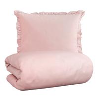 POVLEČENÍ Ruschen, 70/90 140/200cm - růžová, Romantický / Rustikální, textil (140/200cm) - Zandiara