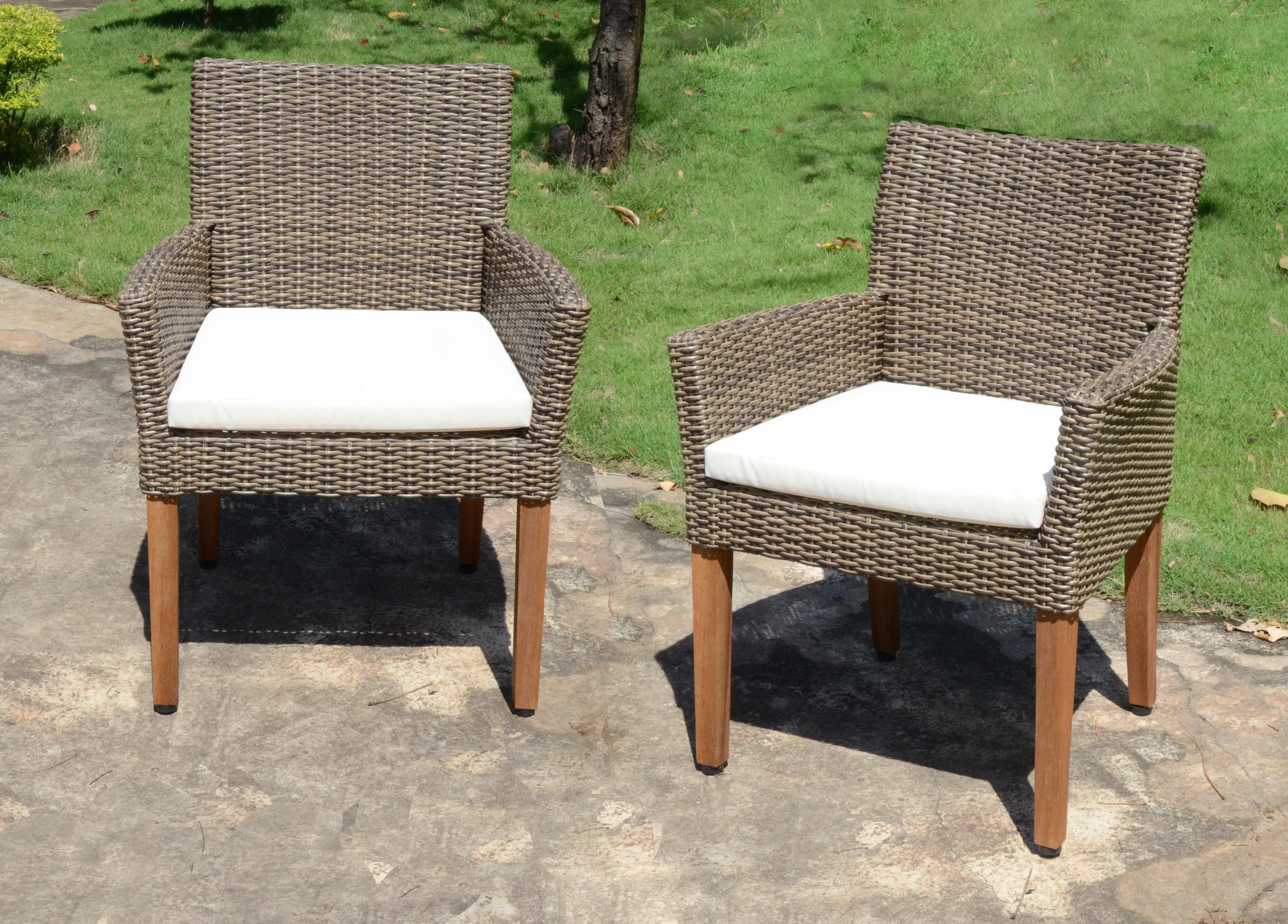 Gartensessel Pala - Beige/Naturfarben, Basics, Holz/Kunststoff (65/87/60cm) - Gardenson