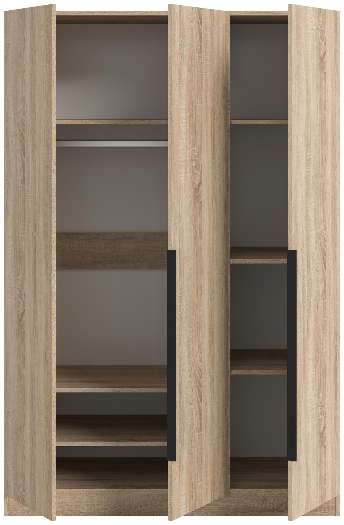 Drehtürenschrank Kopenhagen Sonoma Eiche B: 120 Cm - Sonoma Eiche, MODERN, Holzwerkstoff (120/181/52cm) - MID.YOU
