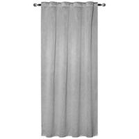 Verdunklungsvorhang Mara mit Kombiband 135x175 cm Silber - Silberfarben, ROMANTIK / LANDHAUS, Textil (135/175cm) - James Wood