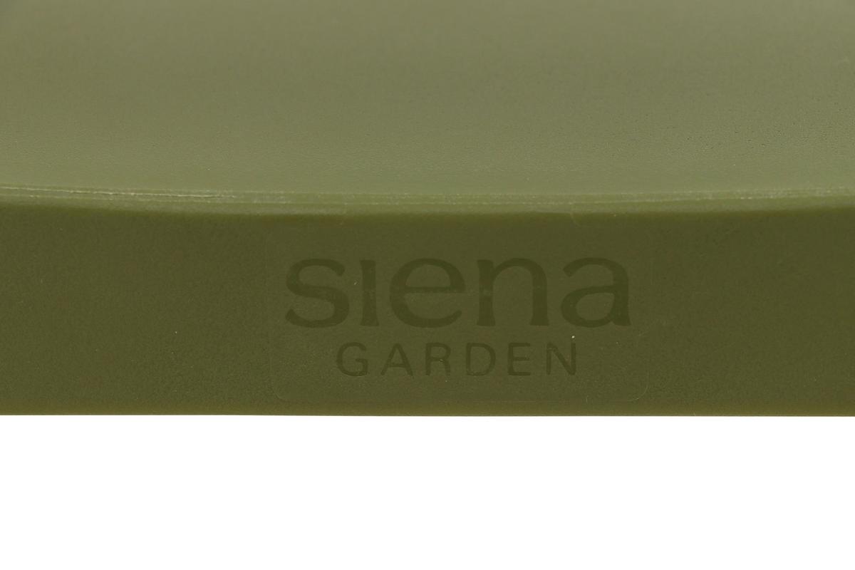 Gartengarnitur T20217 - Anthrazit/Grün, Basics, Holzwerkstoff/Kunststoff (90/80/160cm) - Siena Garden