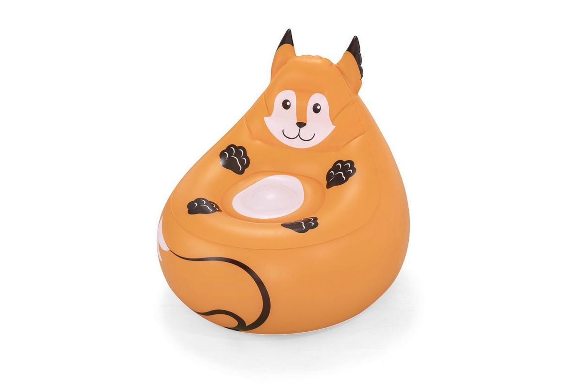 Luftsessel Sandro - Schwarz/Braun, KONVENTIONELL, Kunststoff (72/72/64cm) - Bestway