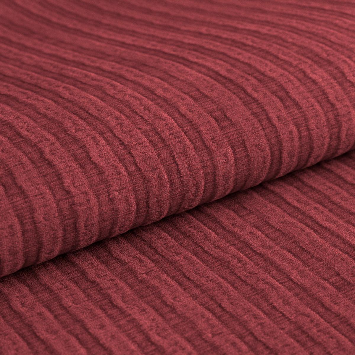 Ecksofa Mit Schlaffunktion Gemini Bordeaux 312x234 Cm - Chromfarben/Bordeaux, KONVENTIONELL, Textil (312/234cm)