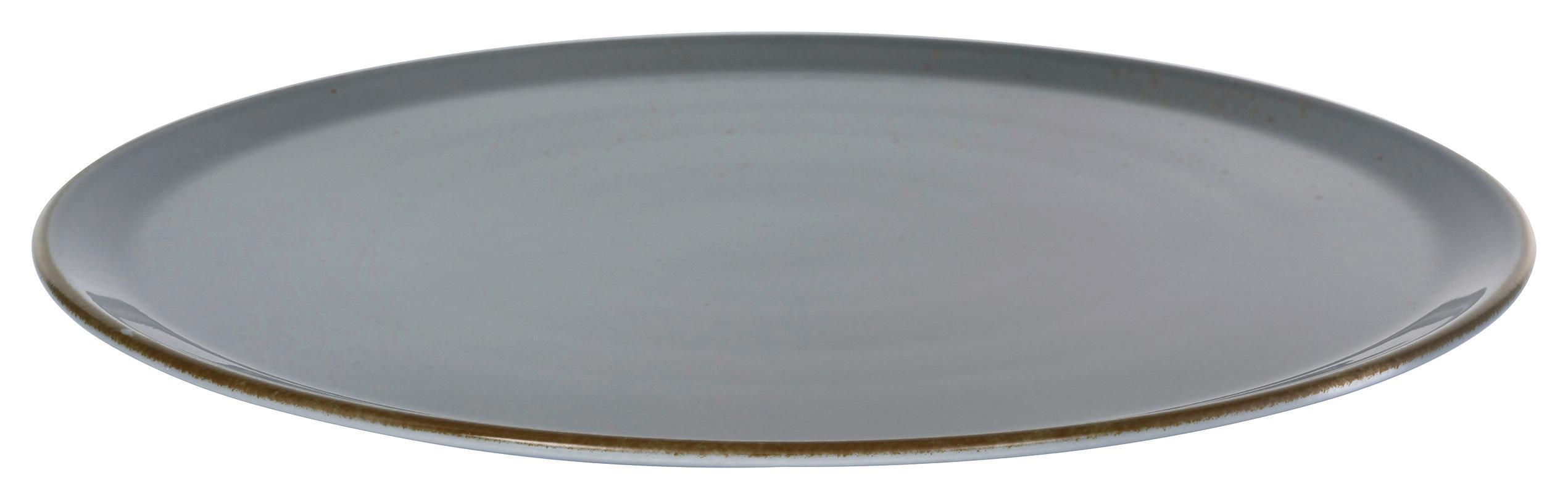 Talíř Na Pizzu Capri, Ø: 33cm - šedá, Moderní, keramika (33/33/2cm) - Premium Living