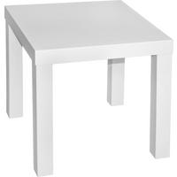 ODKLÁDACÍ STOLEK NORMEN - bílá, Moderní, kompozitní dřevo (39/39/40cm) - Based