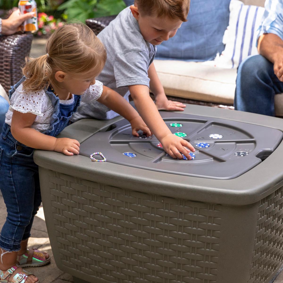 Kühlbox 518399 - Grau, KONVENTIONELL, Kunststoff (73,7/45,7/78,7cm) - Ambia Garden
