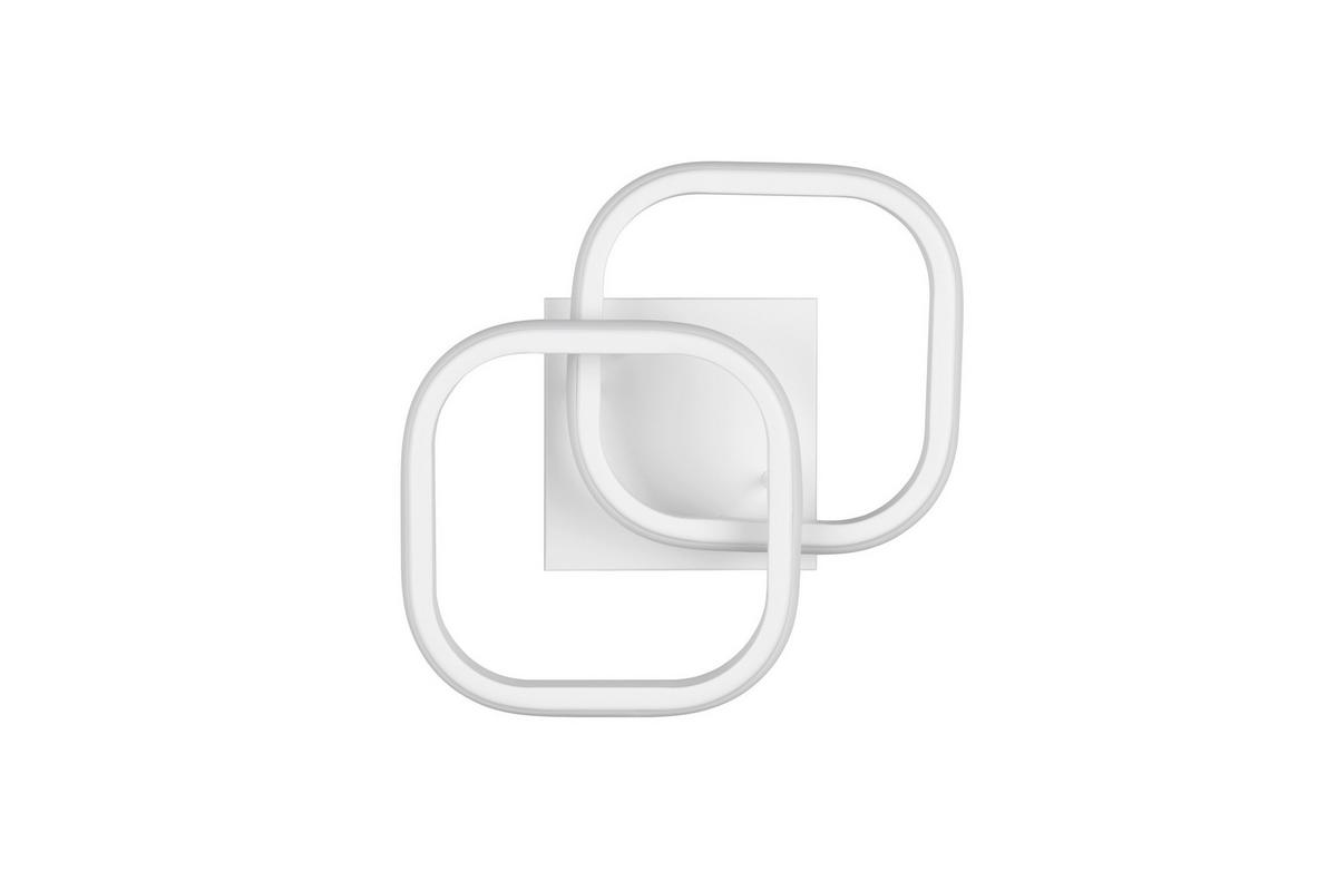 Led-deckenleuchte, 4000k Denise - Weiß, Basics, Kunststoff/Metall (24/24/10,5cm) - Luca Bessoni