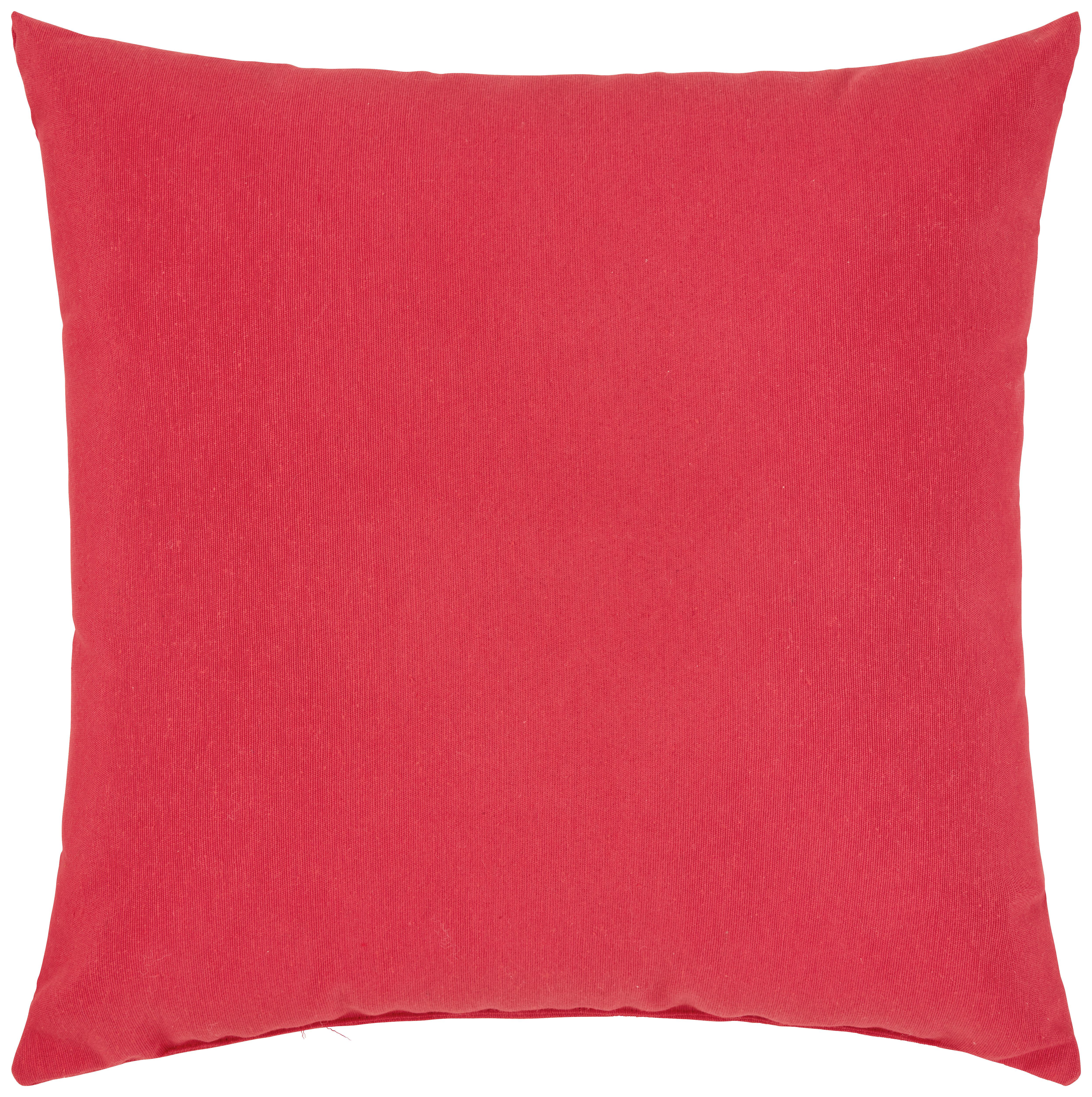 DEKORAČNÝ VANKÚŠ Littlemex, 38/38cm, červená - červená, Konventionell, textil (38/38cm) - Modern Living