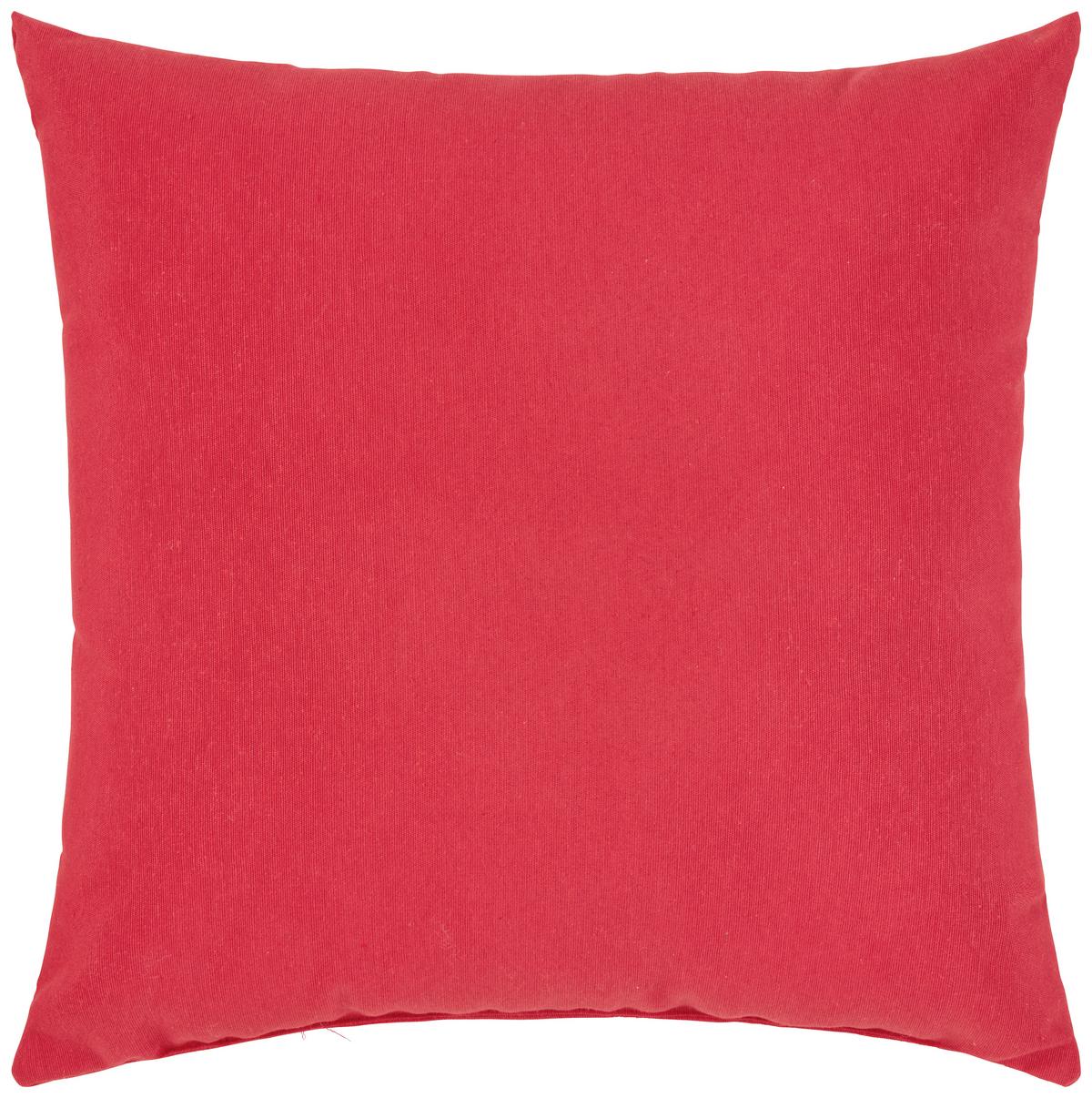 DEKORAČNÝ VANKÚŠ Littlemex, 38/38cm, červená - červená, Konventionell, textil (38/38cm) - Modern Living