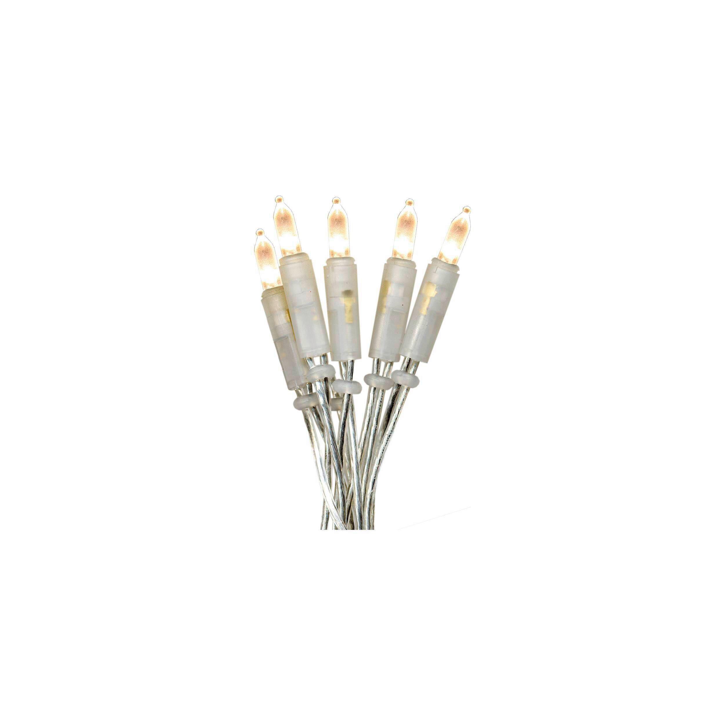 Lichterkette Transparent Länge: 510 cm - Transparent, Basics, Kunststoff (510cm) - Eglo
