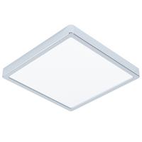 Badezimmer-Deckenleuchte 30894*fueva 5 - Weiß, KONVENTIONELL, Kunststoff/Metall (28,5/28,5/3cm) - Eglo
