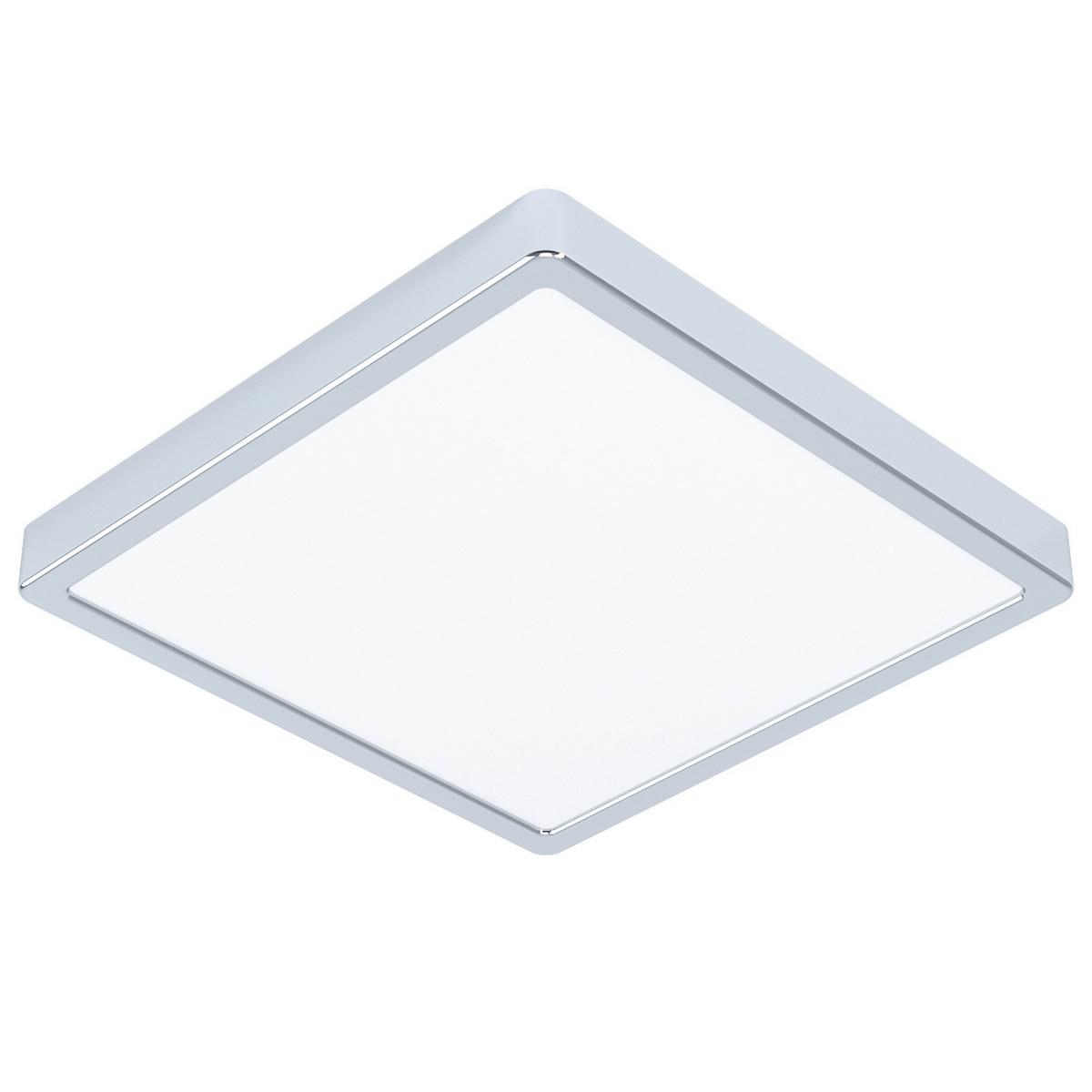Badezimmer-Deckenleuchte 30894*fueva 5 - Weiß, KONVENTIONELL, Kunststoff/Metall (28,5/28,5/3cm) - Eglo