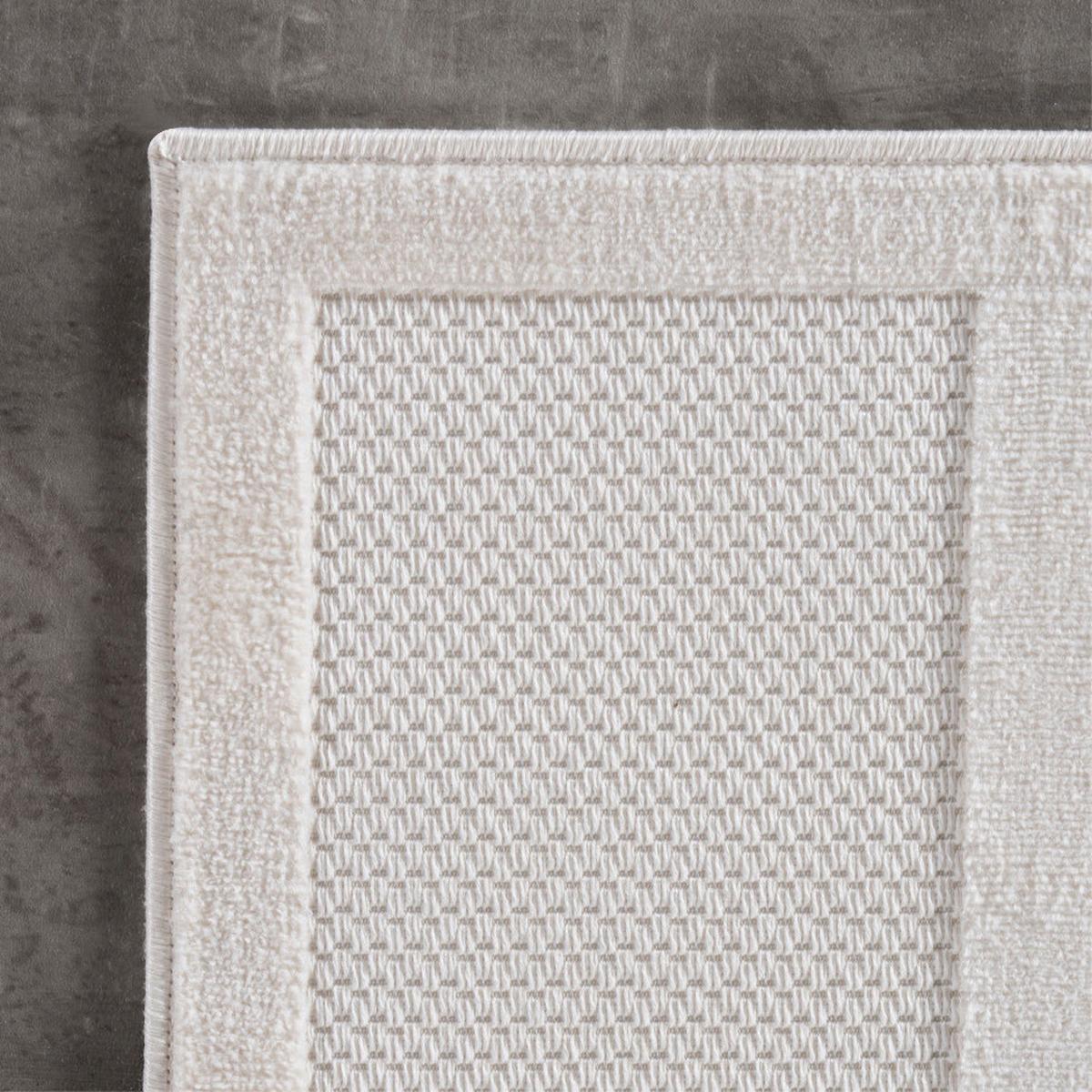 Flachwebteppich, Creme Doha - Creme, Design, Textil (80/150cm)
