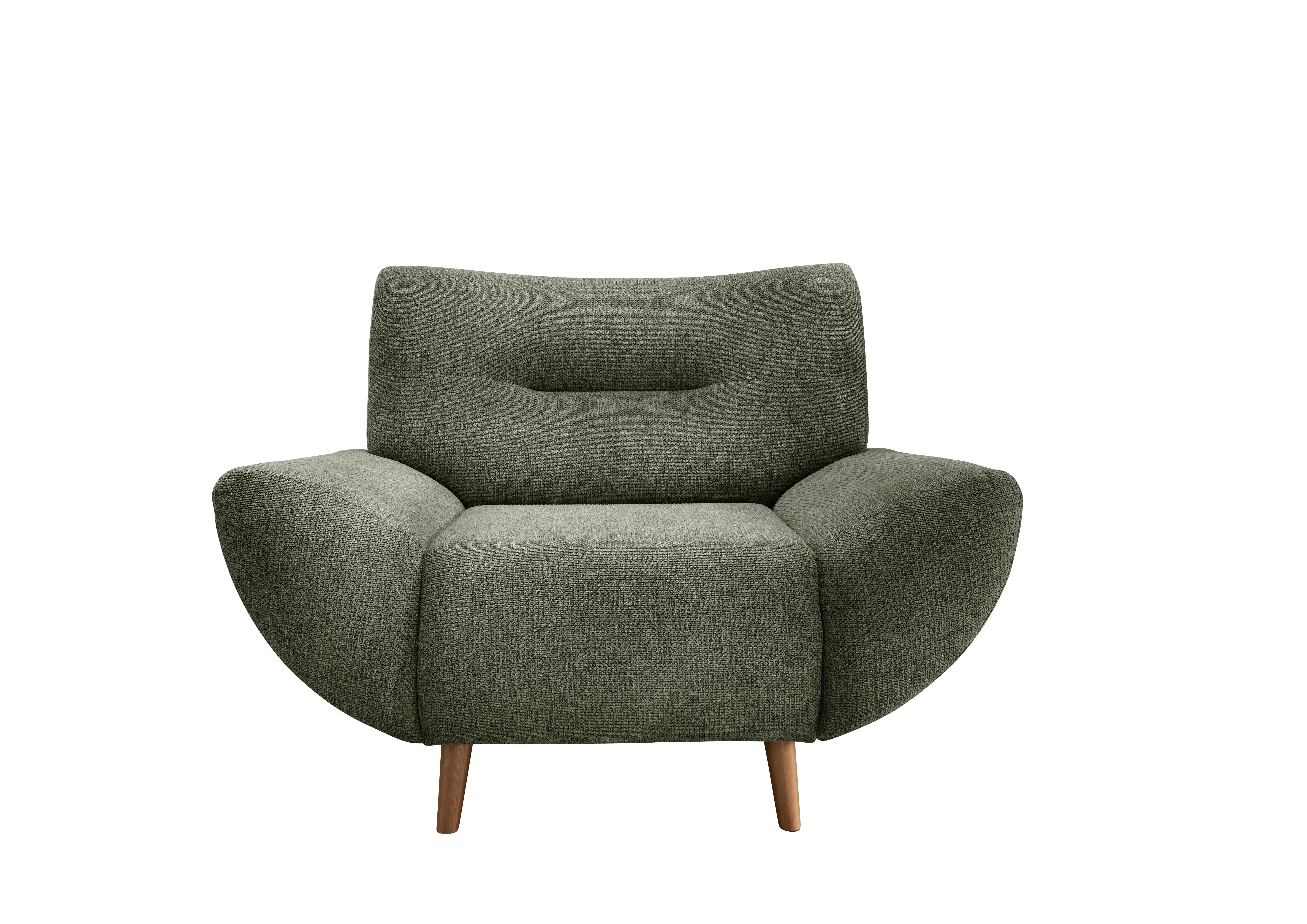 Sessel Drago Dunkelgrün B/H/T: 111/81/90 cm - Wildeiche/Dunkelgrün, MODERN, Textil (111/81/90cm) - P & B