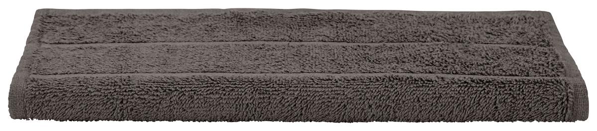 Gästehandtuch Liliane Baumwolle 420 G/m2 30x50 Cm - Dunkelgrau, KONVENTIONELL, Textil (30/50cm) - Ondega