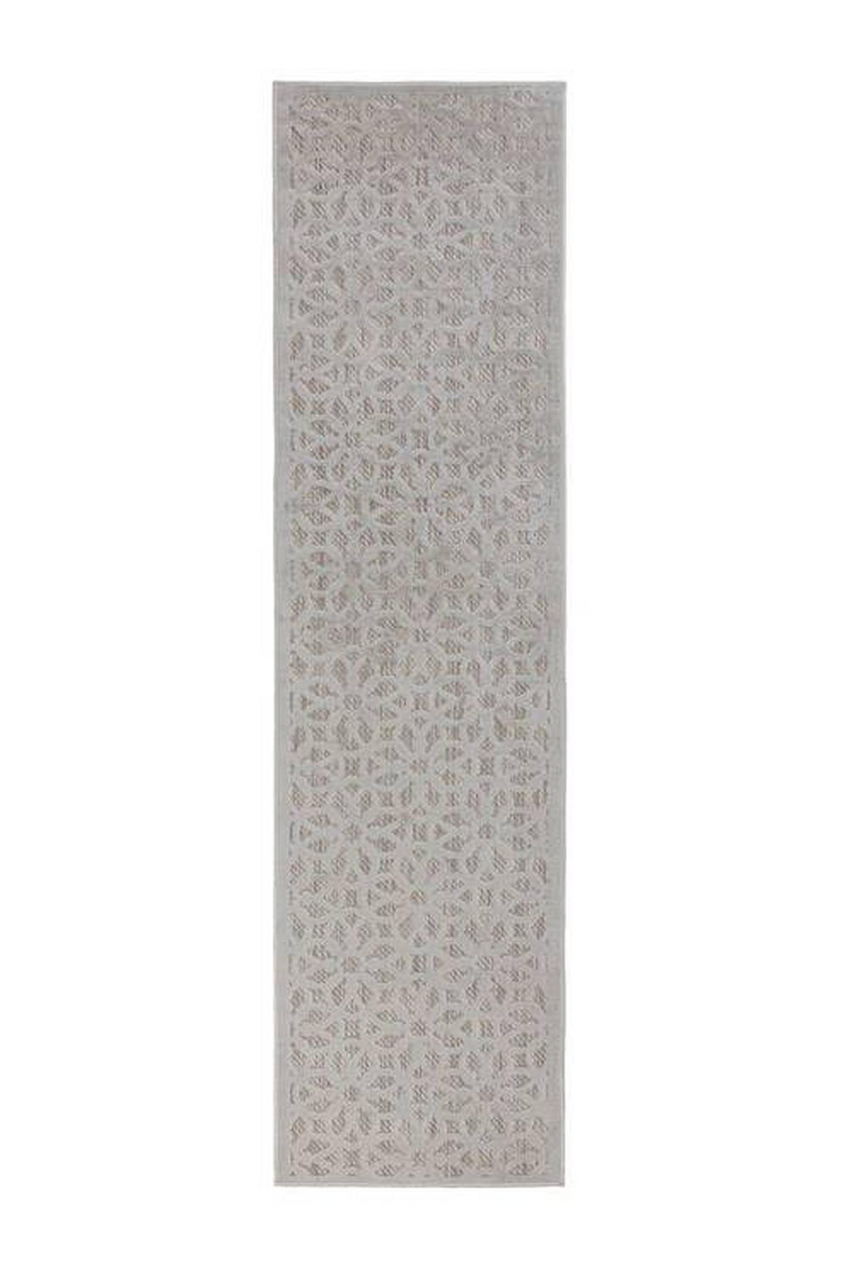 Outdoorteppich Argento Silberfarben B: 66 cm - Silberfarben, Basics, Textil (66/230cm)