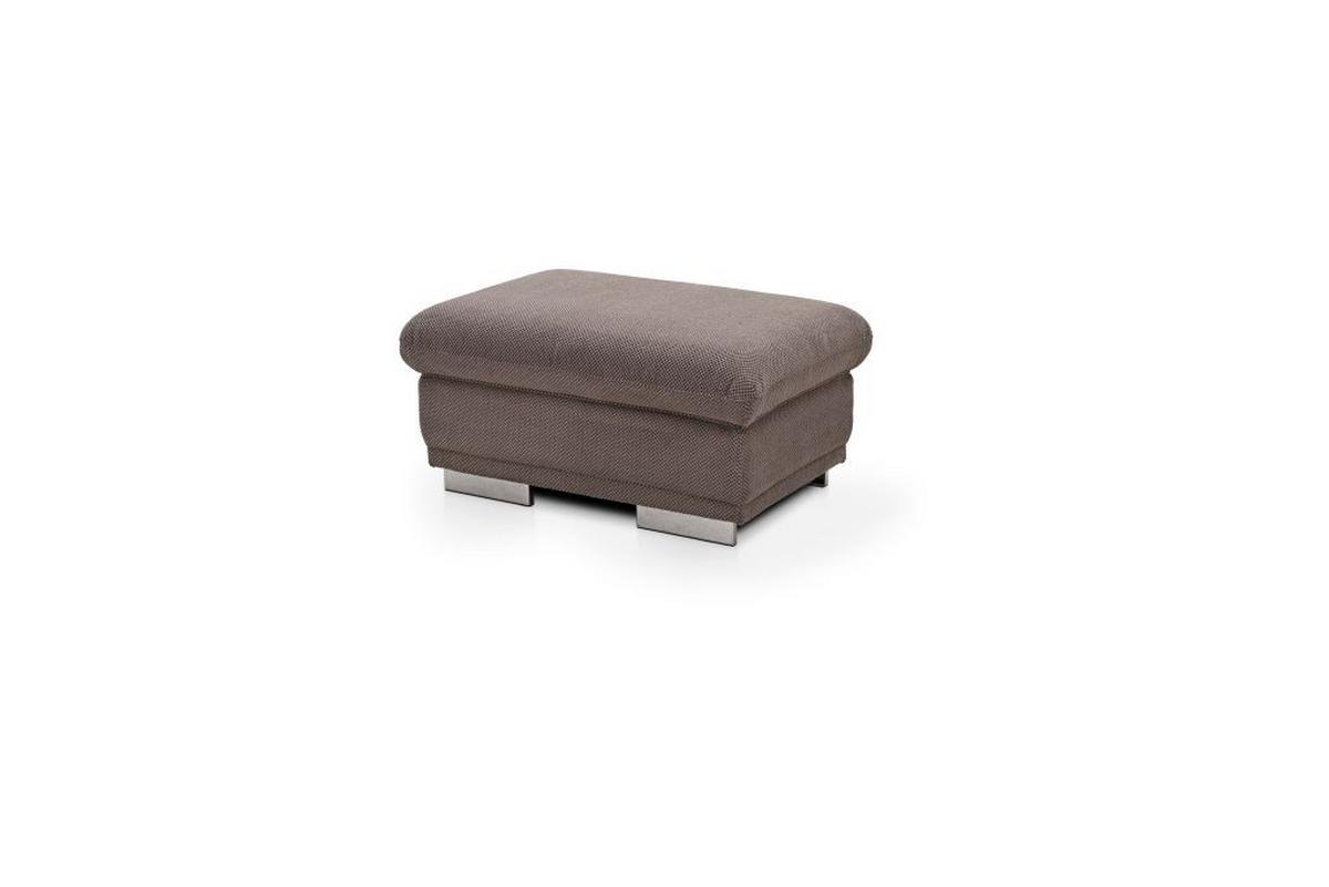 Taburetka SEASIDE, cappuccino - cappuccino/chrómová, Konventionell, kov/textil (97/47/67cm)
