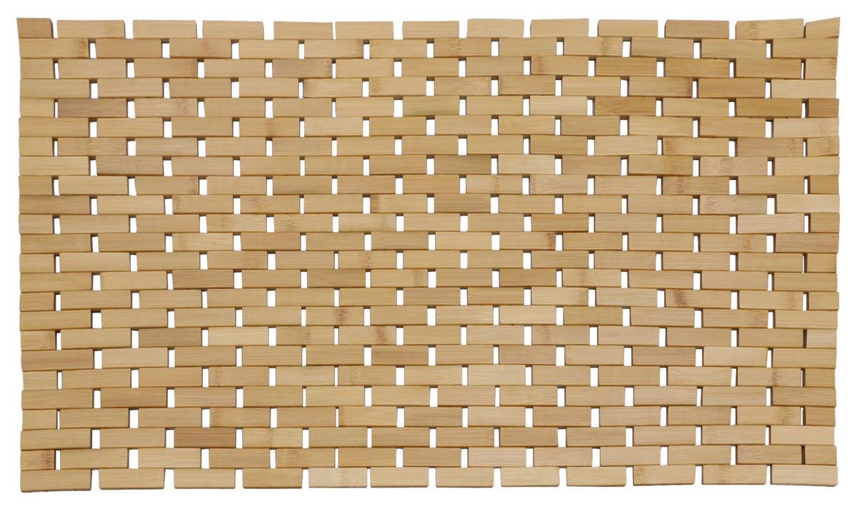 Fürdőszobaszőnyeg Bamboo Kb. 50/80cm - natúr, Modern, textil (50/80cm) - Luca Bessoni