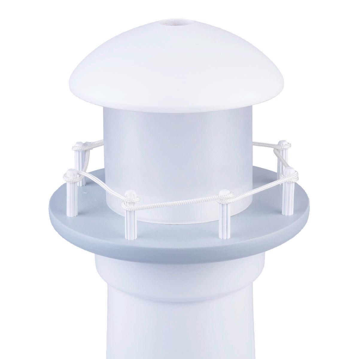 Kindertischleuchte 4113012 Leuchtturm - Weiß/Grau, Basics, Holz/Kunststoff (12,5/31cm)