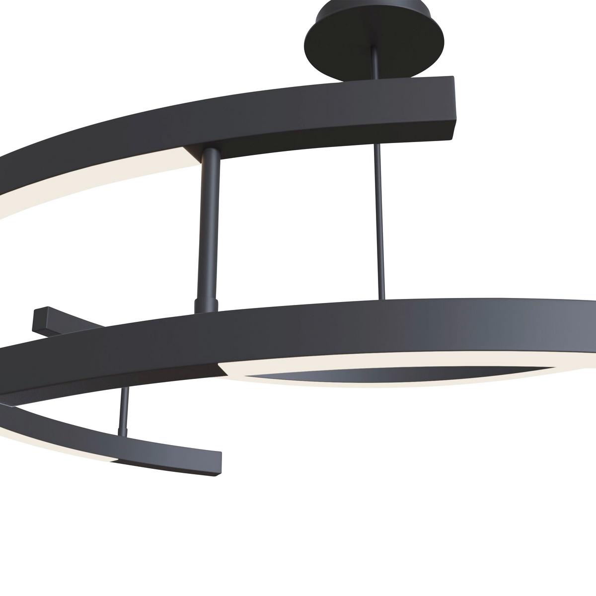 Pendelleuchte Line - Schwarz, Basics, Metall (83/25,9/83cm) - MAYTONI