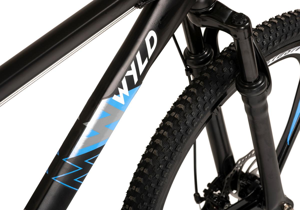 Mountainbike 412m - Schwarz, MODERN, Metall (25/140/60cm)