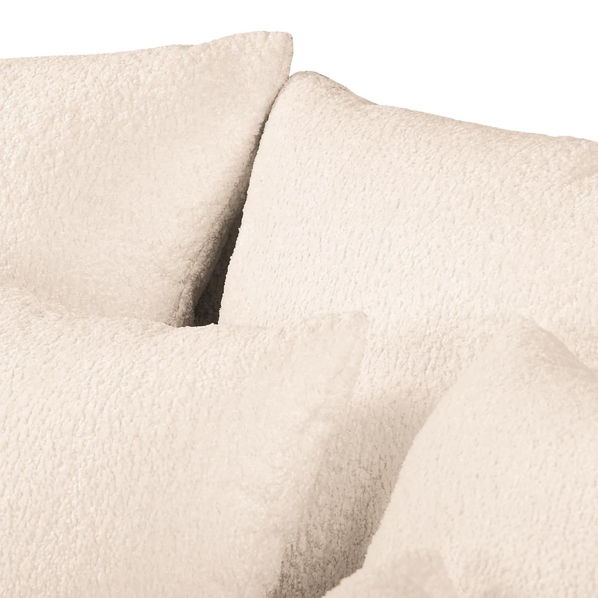 Bigsofa Naomi Creme B: 284 Cm - Creme/Schwarz, Design, Textil (284/94/148cm) - Livetastic