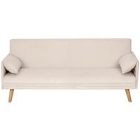 Kanapéágy Como - krémszínű, Design, textil (193/81/92cm) - Livetastic