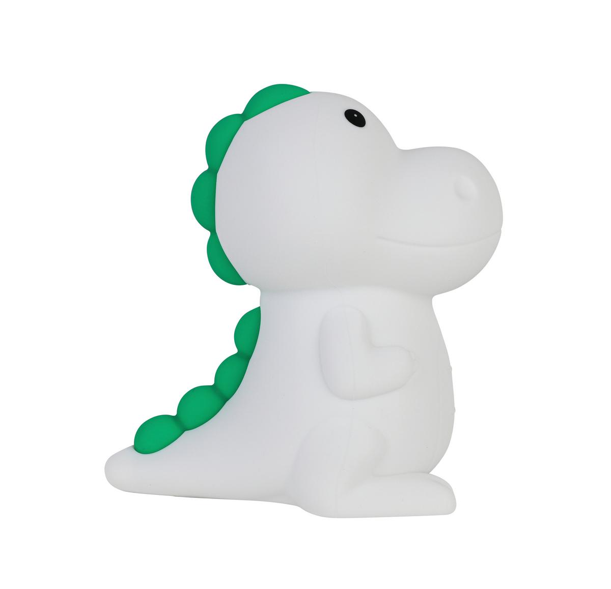 NOČNÍ SVĚTLO DINO - bílá, Moderní, plast (8,5/13,8/13,5cm) - Mömax