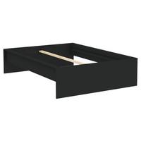 RÁM POSTELE UNIT 140 - antracitová, Konvenční, kompozitní dřevo (140/200cm) - Ondega